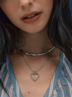Collar Jazmín Plata