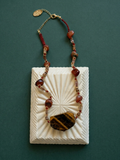 Collar Malva Ojo De Tigre