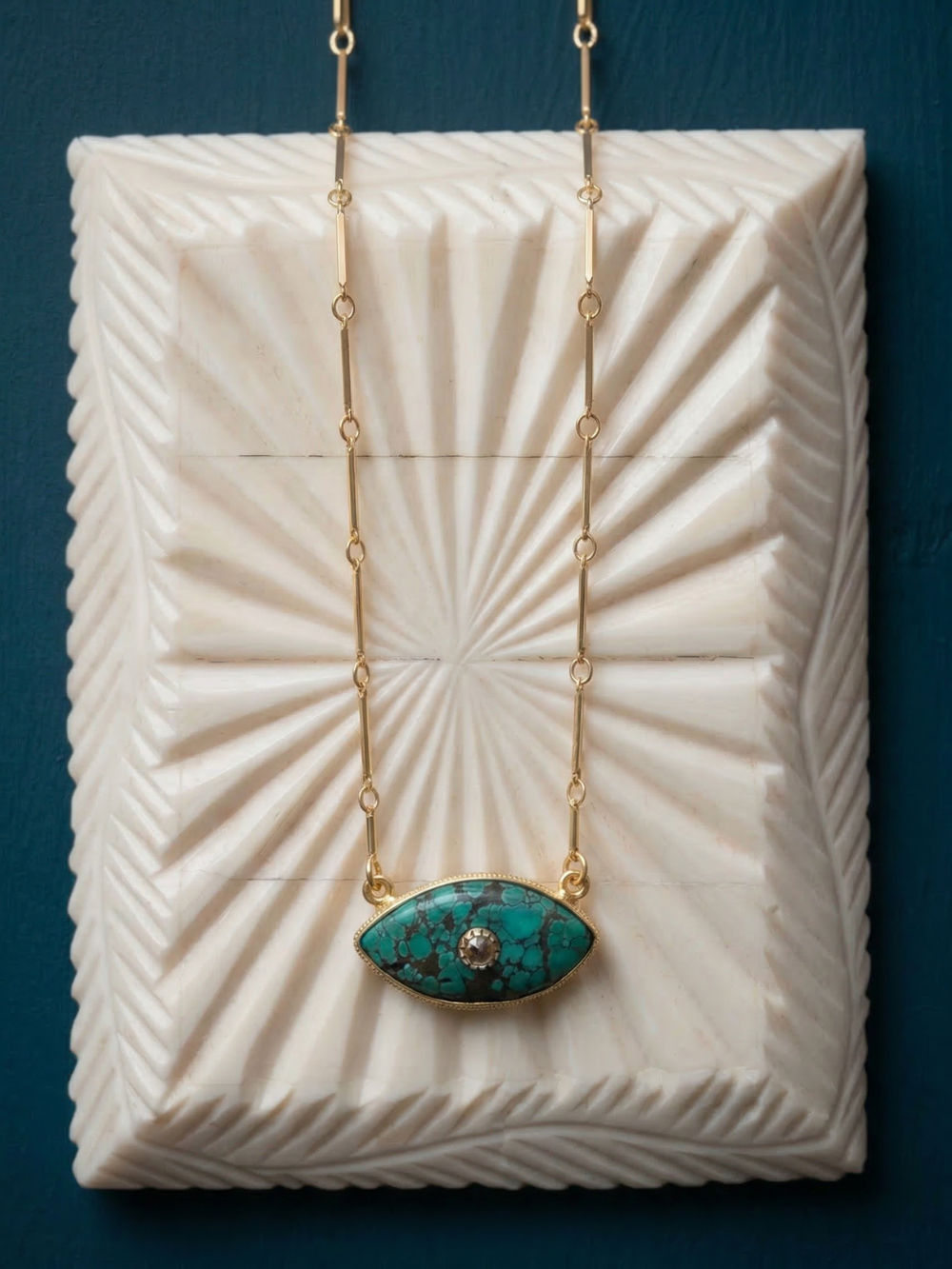 Collar Zem Turquesa Tibetana